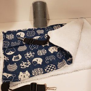 Cat Hammock Bed Lounger And Cat Corner Self Grooming Brush Comb Groomer